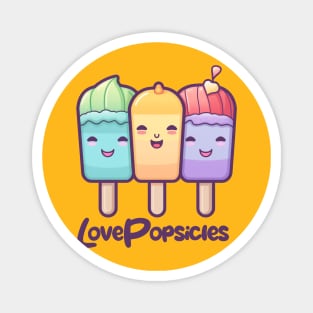 Kawaii Cute Love Popsicles Magnet